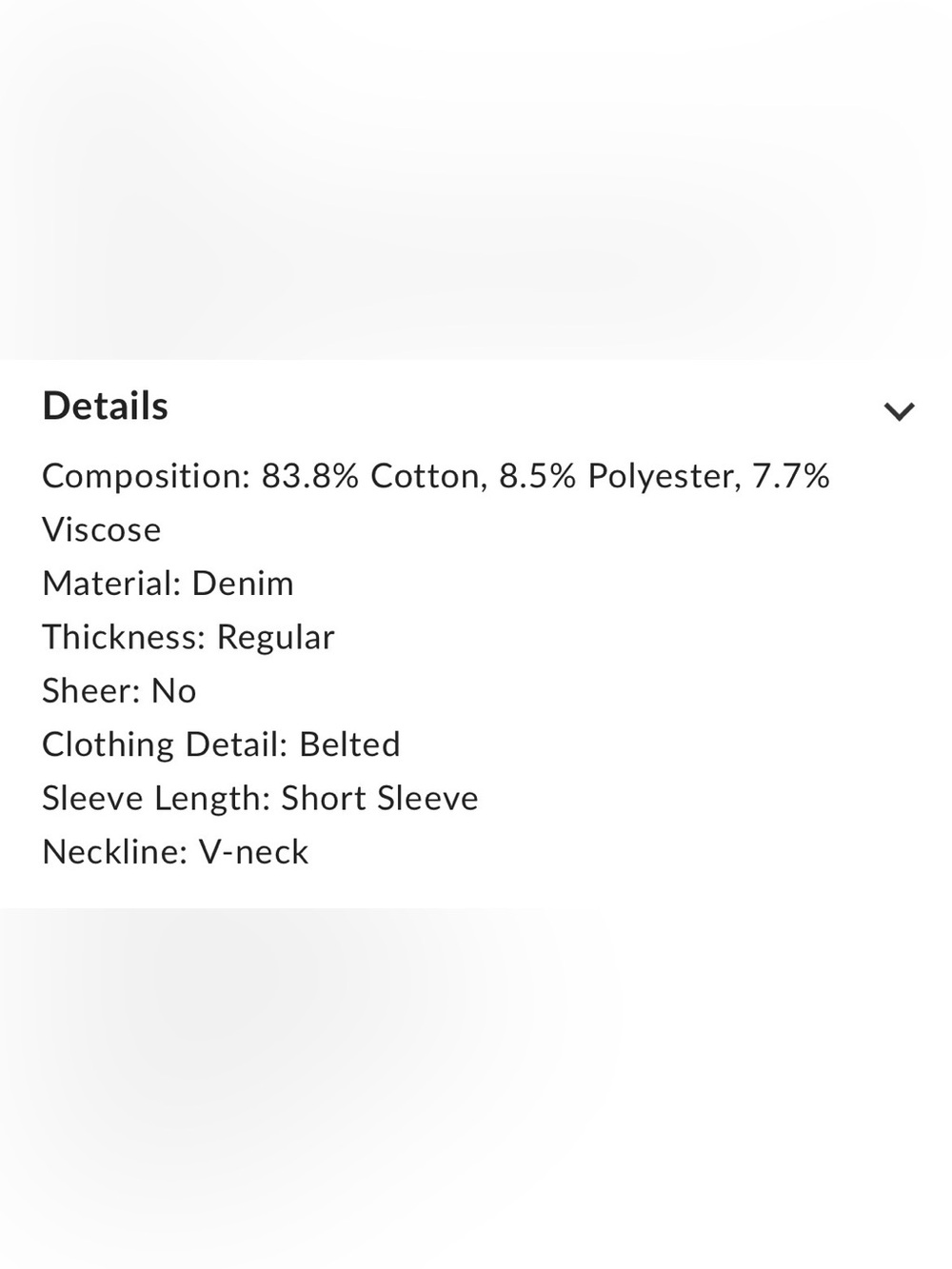 Commense Indigo Denim Mini Dress with Gold Accents NWT Fits Med-Large-XL - Picture 6 of 9